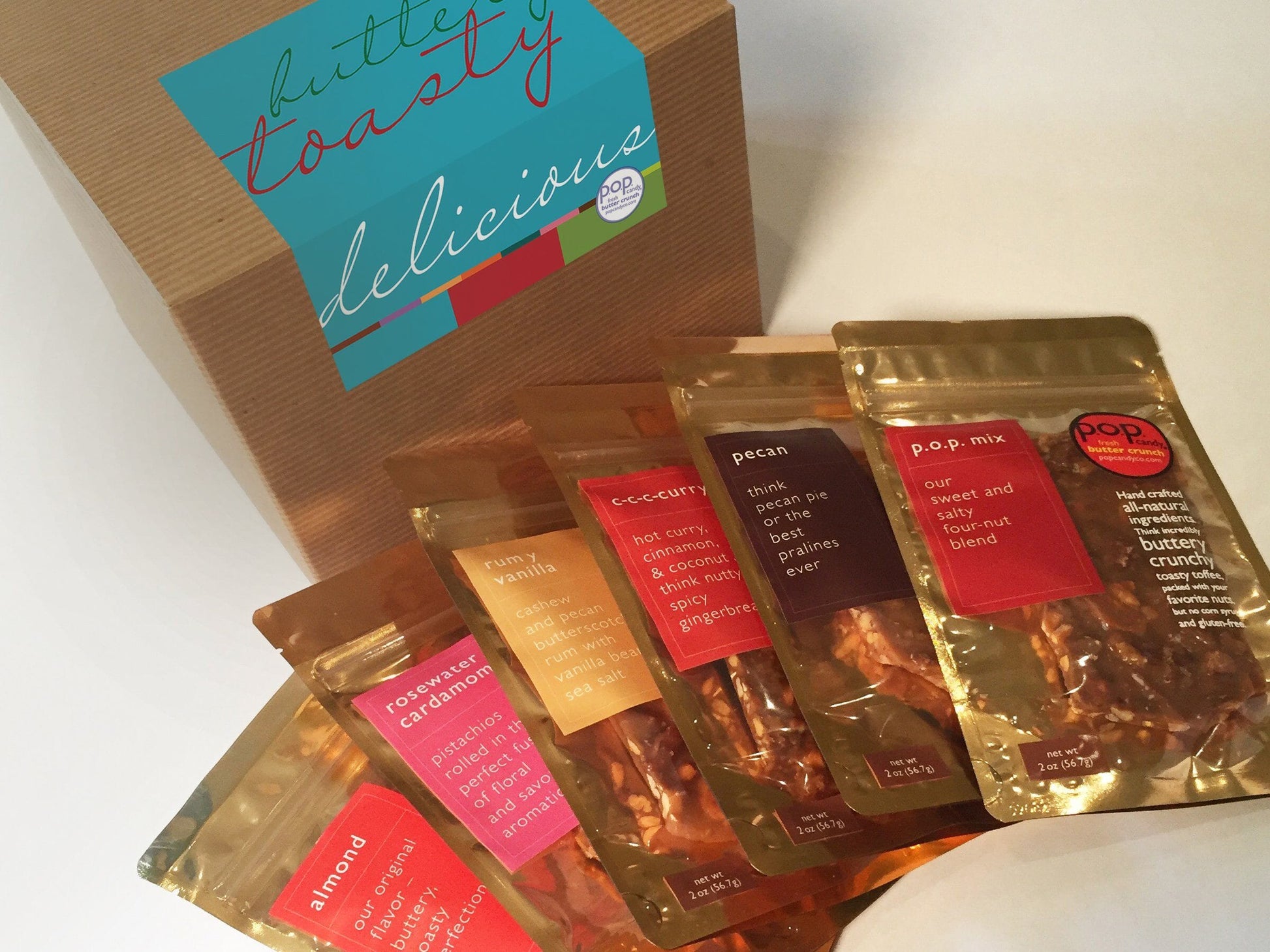 fill your 12 oz. butter crunch gift box