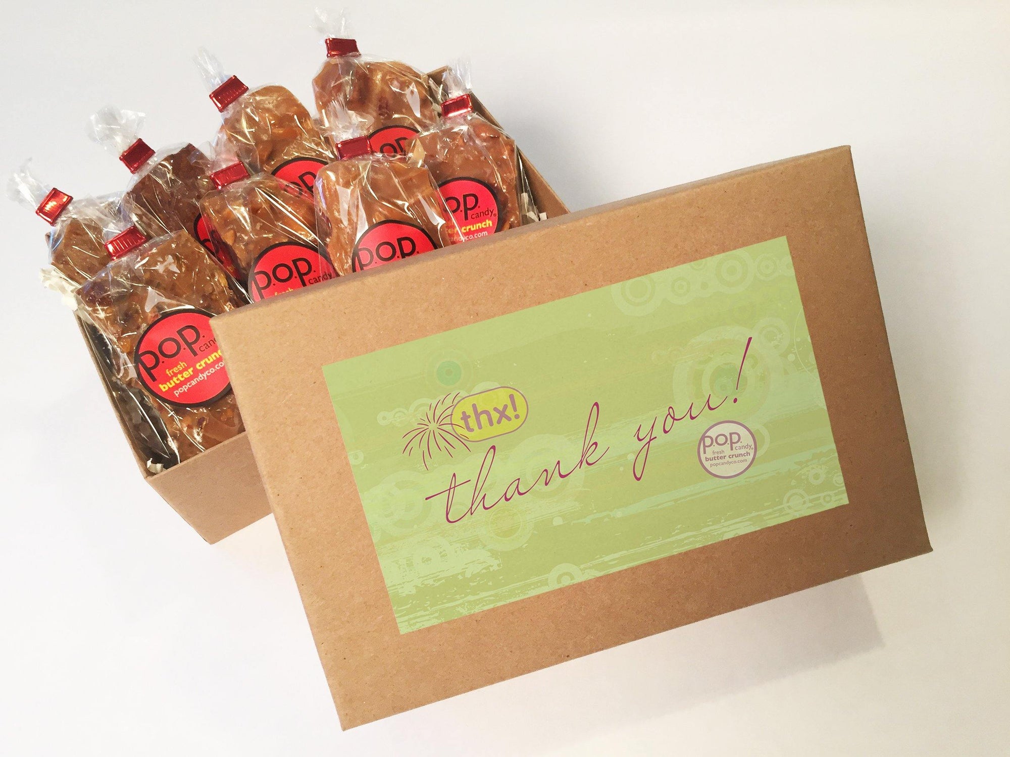 'Thanks' gift box <p> (8 oz. assortment pack)