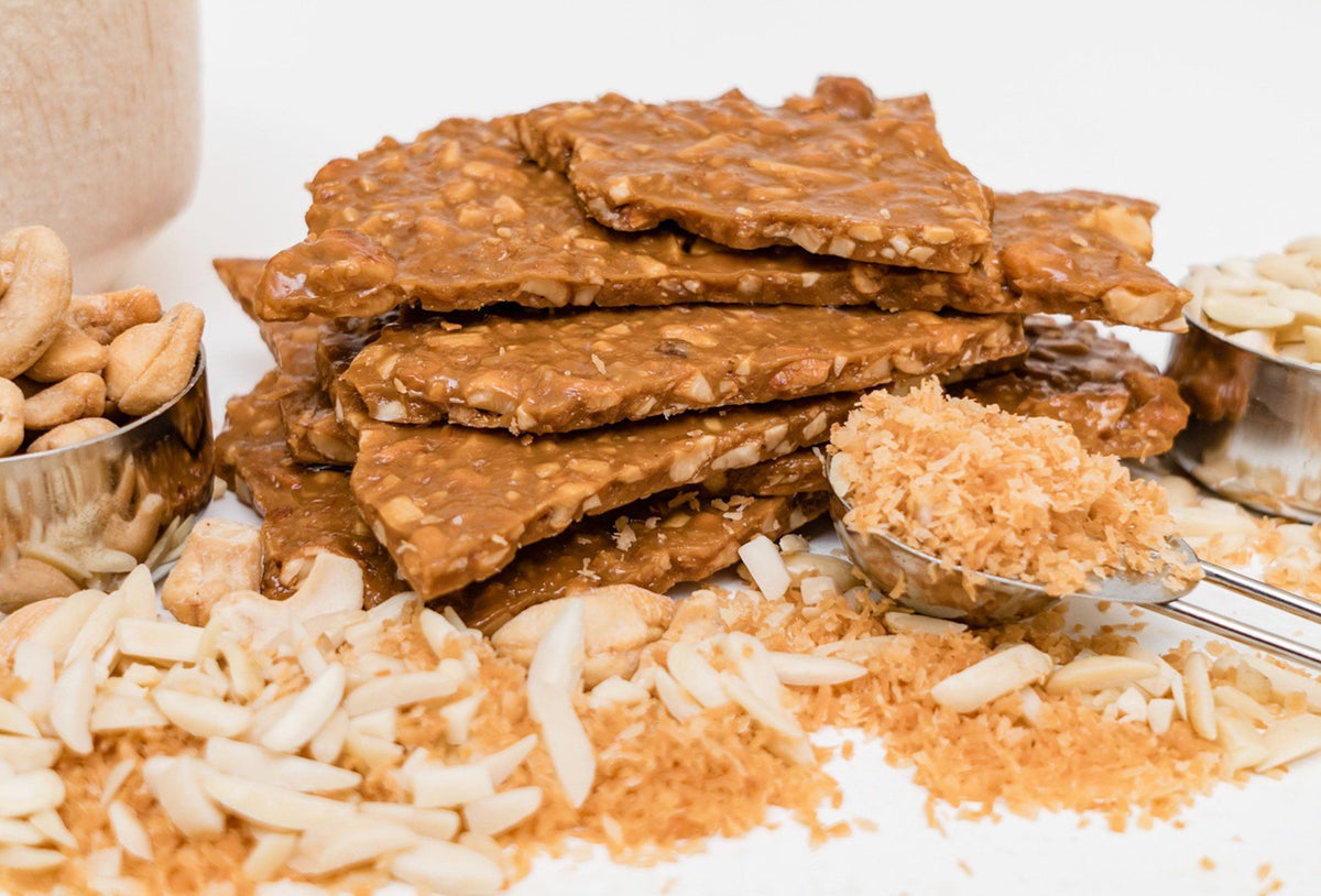 Toasted Candy Butter Crunch | toasted coconut | p.o.p candy co. - p.o.p. candy co.